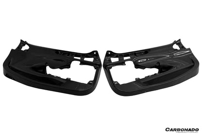 2020-2025 Ferrari SF90 Stradale OE Style Dry Carbon Fiber  Door Panel Interior Replacement - Carbonado
