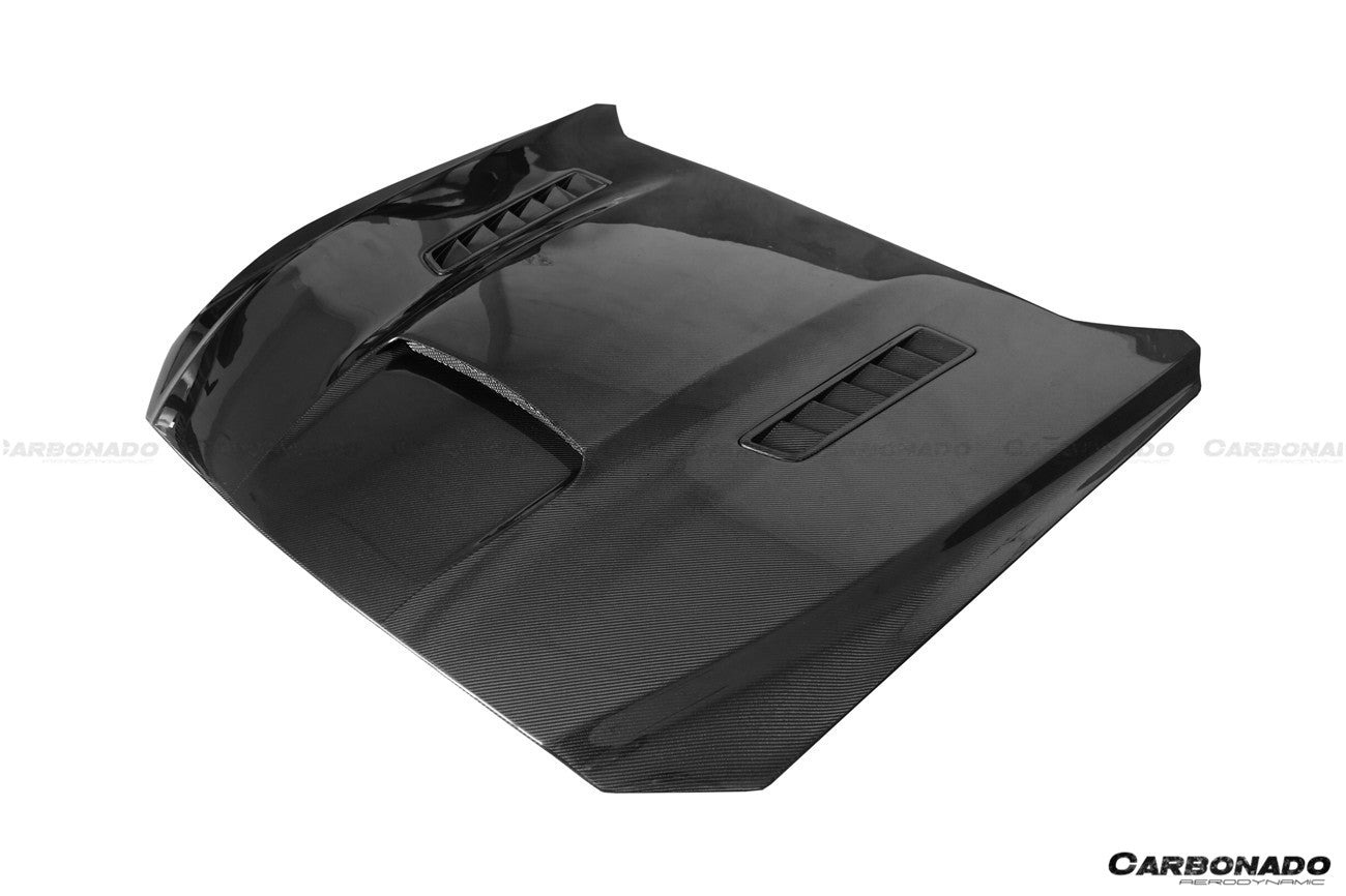 2015-2017 Ford Mustang  GT & V6 TRU Style Carbon Fiber Hood