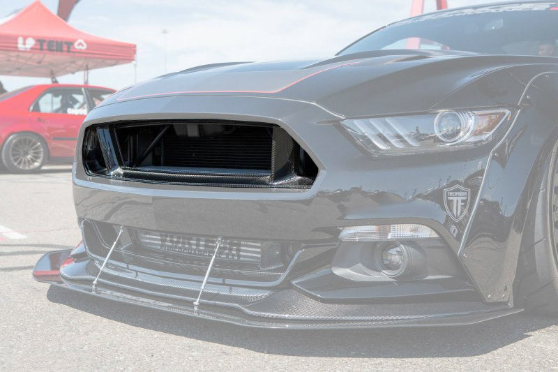 2015-2017 Ford Mustang TRU Style Carbon Fiber Front Bumper Up-Grille