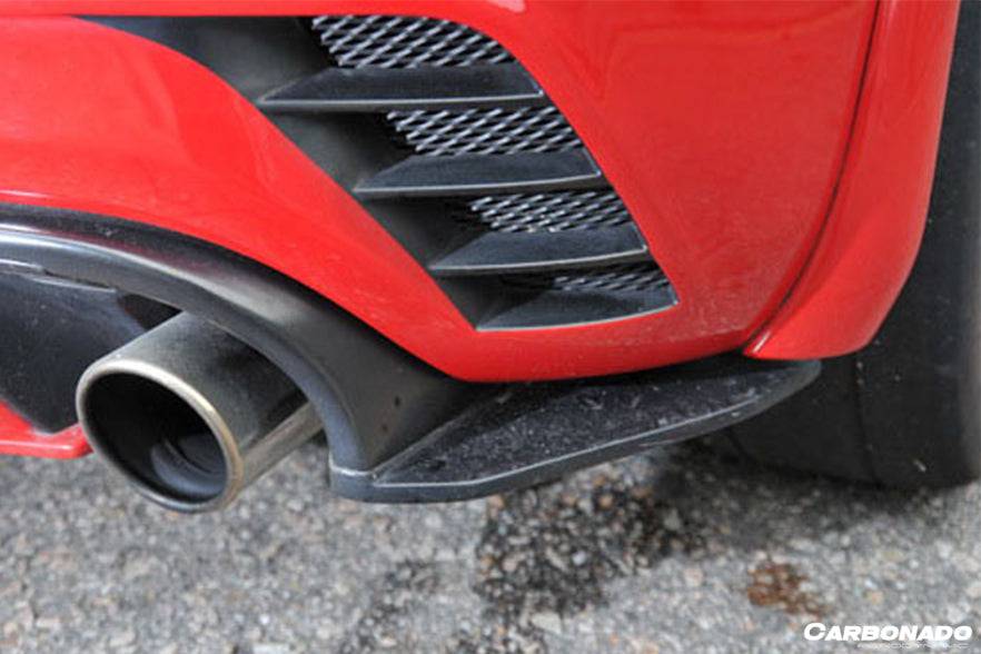 2010-2013 Volkswagen Golf 6 R20 GTI Rz Style Rear Bmper (Dual Exhaust) - Carbonado Aero