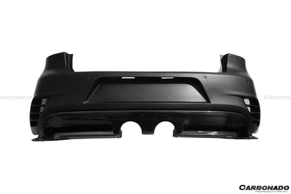 2010-2013 Volkswagen Golf 6 R20 GTI Rz Style Rear Bmper (Mid Exhaust) - Carbonado Aero