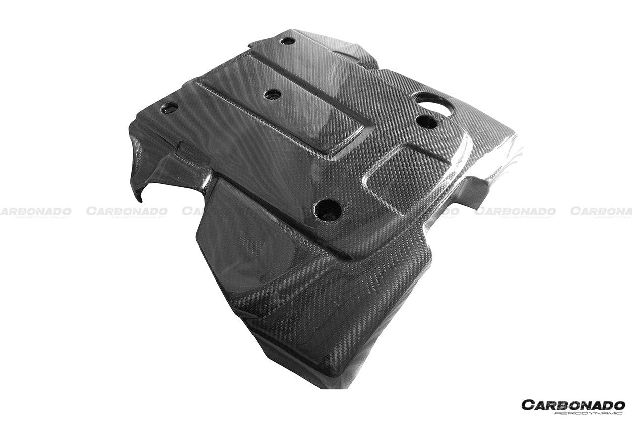 2007-2013 Infiniti G37 Sedan OEM Style Carbon Fiber Engine Cover - Carbonado Aero