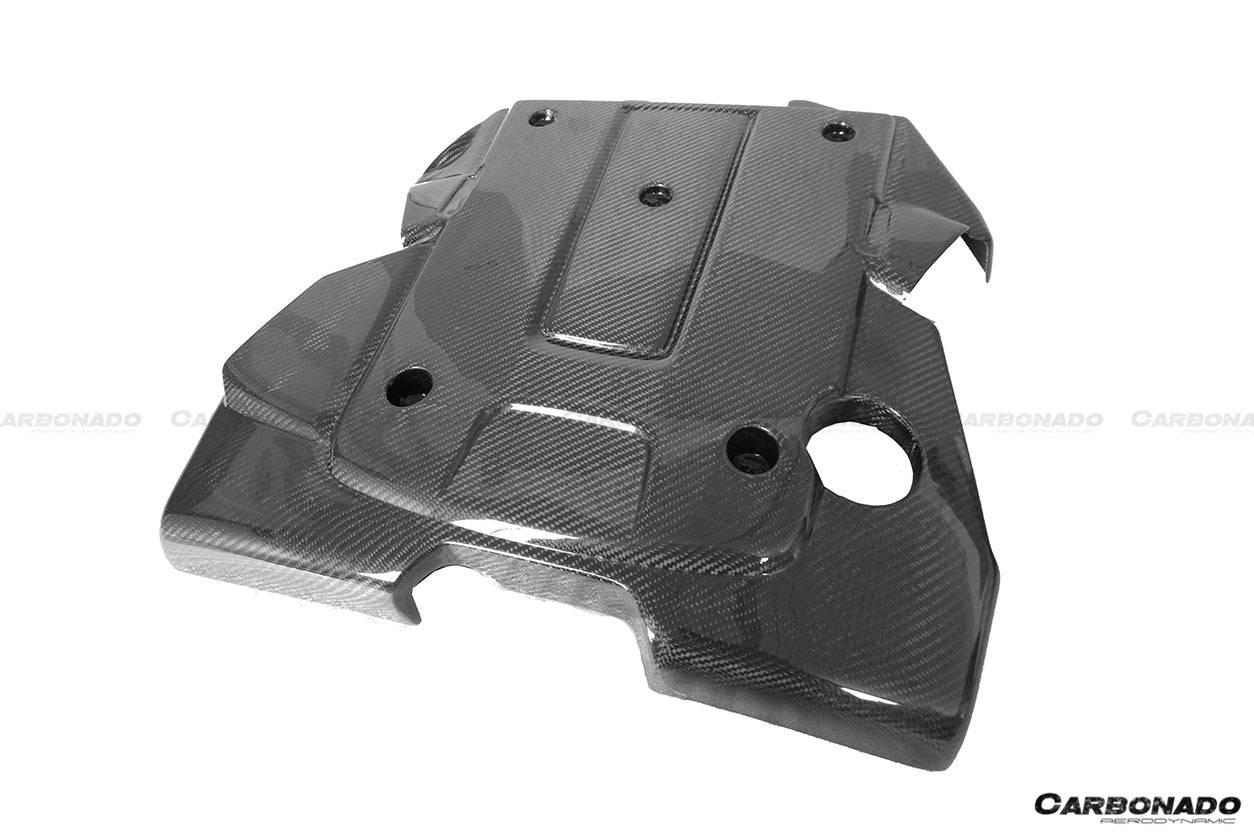 2007-2013 Infiniti G37 Sedan OEM Style Carbon Fiber Engine Cover - Carbonado Aero