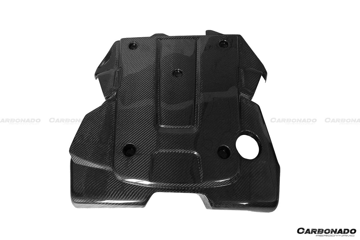 2007-2013 Infiniti G37 Sedan OEM Style Carbon Fiber Engine Cover - Carbonado Aero