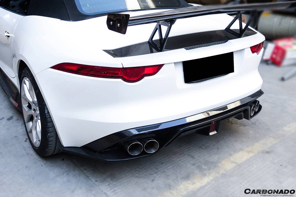 2013-2017 Jaguar F-Type Coupe/Convertible BS Style Rear Diffuser - Carbonado Aero