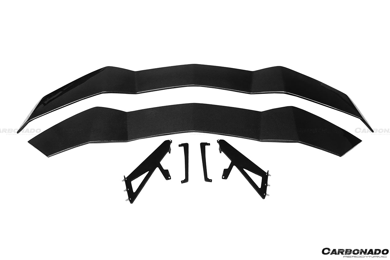 2011-2022 Lamborghini Aventador LP700 LP750 LP740 LP720 LP780 Coupe & Roadster RZS Style Carbon Fiber Trunk Spoiler wing