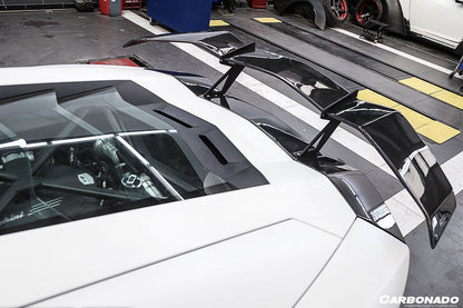 2011-2022 Lamborghini Aventador LP700 LP750 LP740 LP720 LP780 Coupe & Roadster RZS Style Carbon Fiber Trunk Spoiler wing
