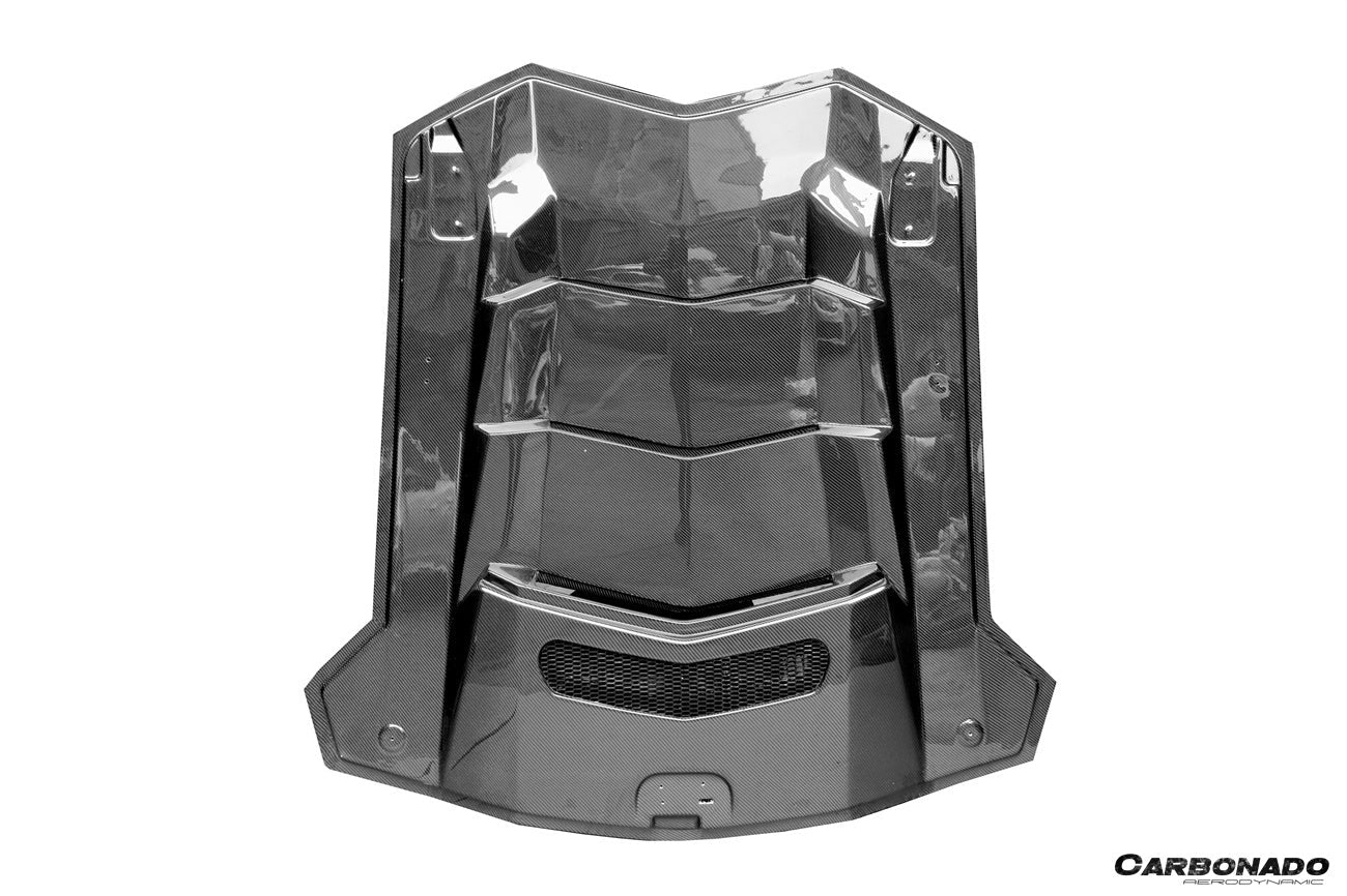 2011-2016 Lamborghini Aventador LP700 Coupe BKSS Style Carbon Fiber Engine Trunk
