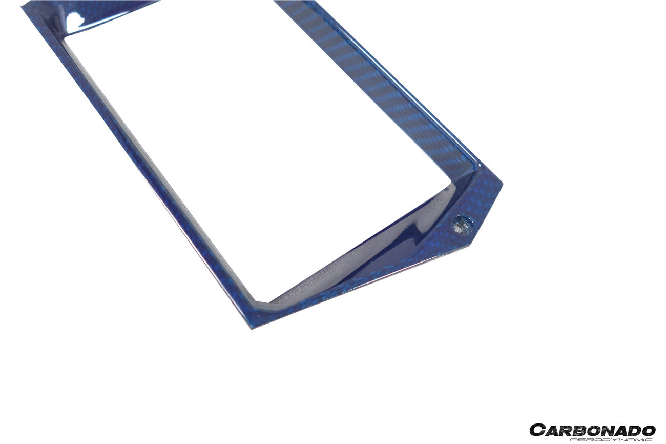 2011-2016 Lamborghini Aventador LP700 LP720 LP750 SV OE Style Carbon Fiber Navigation Screen Panel (2PCS)