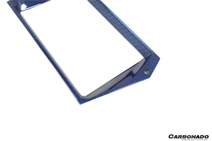 2011-2016 Lamborghini Aventador LP700 LP720 LP750 SV OE Style Carbon Fiber Navigation Screen Panel (2PCS)
