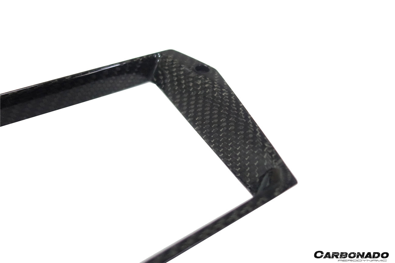 2011-2016 Lamborghini Aventador LP700 LP720 LP750 SV OE Style Carbon Fiber Navigation Screen Inner Trim (1PCS)