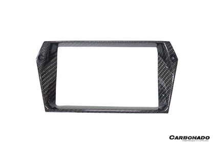 2011-2016 Lamborghini Aventador LP700 LP720 LP750 SV OE Style Carbon Fiber Navigation Screen Inner Trim (1PCS)