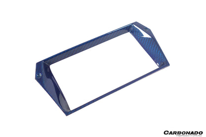 2011-2016 Lamborghini Aventador LP700 LP720 LP750 SV OE Style Carbon Fiber Navigation Screen Panel (2PCS)