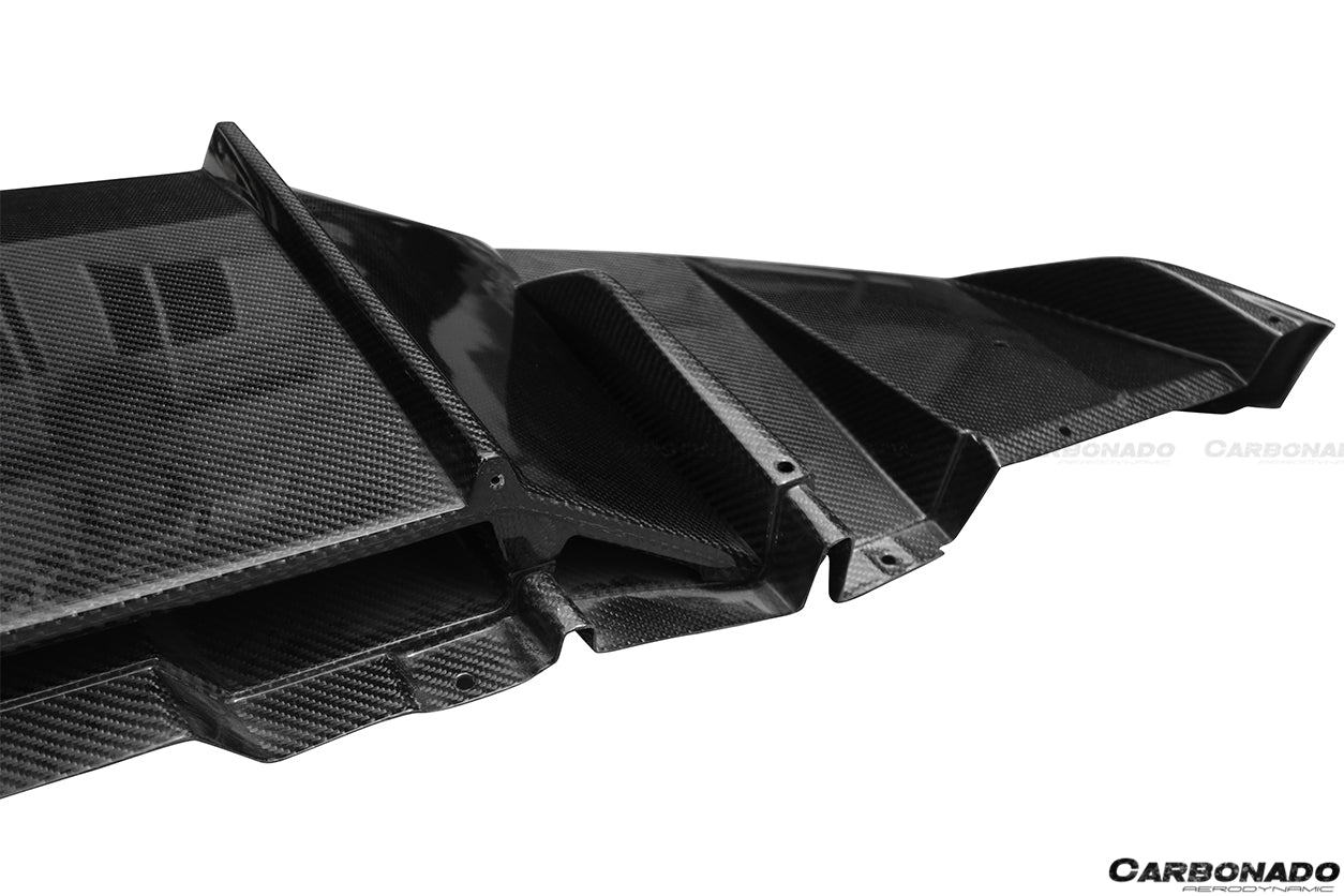 2011-2016 Lamborghini Aventador LP700 LP740 Coupe Roadster DC Style Carbon Fiber Rear Diffuser