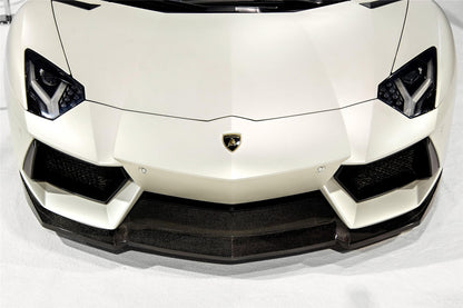 2011-2016 Lamborghini Aventador LP700 Coupe Roadster DC Style Carbon Fiber Front Lip