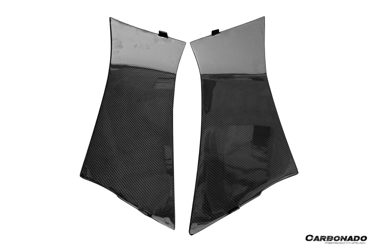 2011-2016 Lamborghini Aventador LP700 Coupe BKSS Style Carbon Fiber Quarter Panel Fender Vent Inside