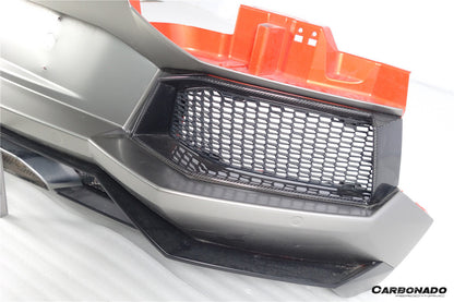 2011-2016 Lamborghini Aventador LP700 Coupe  Roadster Oem Style Carbon Fiber Rear Bumper Grille