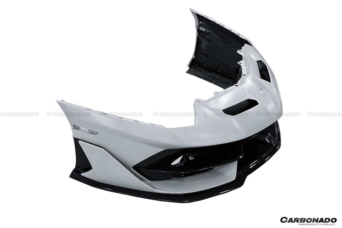 2011-2021 Lamborghini Aventador LP700 LP740 LP750 SVJ Coupe & Roadster SVJ Style Part Dry Carbon Fiber Front Bumper