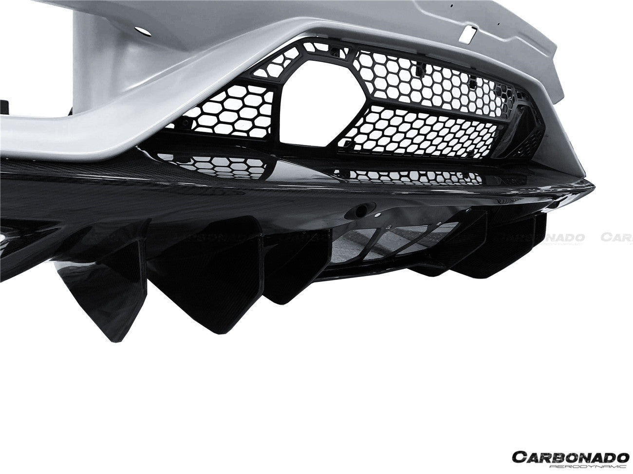 2011-2021 Lamborghini Aventador LP700 LP740 LP750 SVJ Coupe & Roadster SVJ Style Part Dry Carbon Fiber Rear Bumper