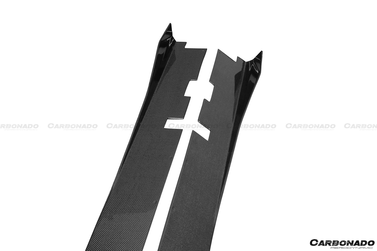 2015-2019 Lamborghini Huracan LP610 LP580 DC Style Carbon Fiber Side Skirts Under Board