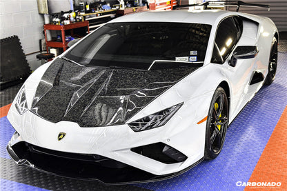 2015-2025 Lamborghini Huracan LP610  LP580  Evo  Tecnica VRS Style Carbon Fiber Hood