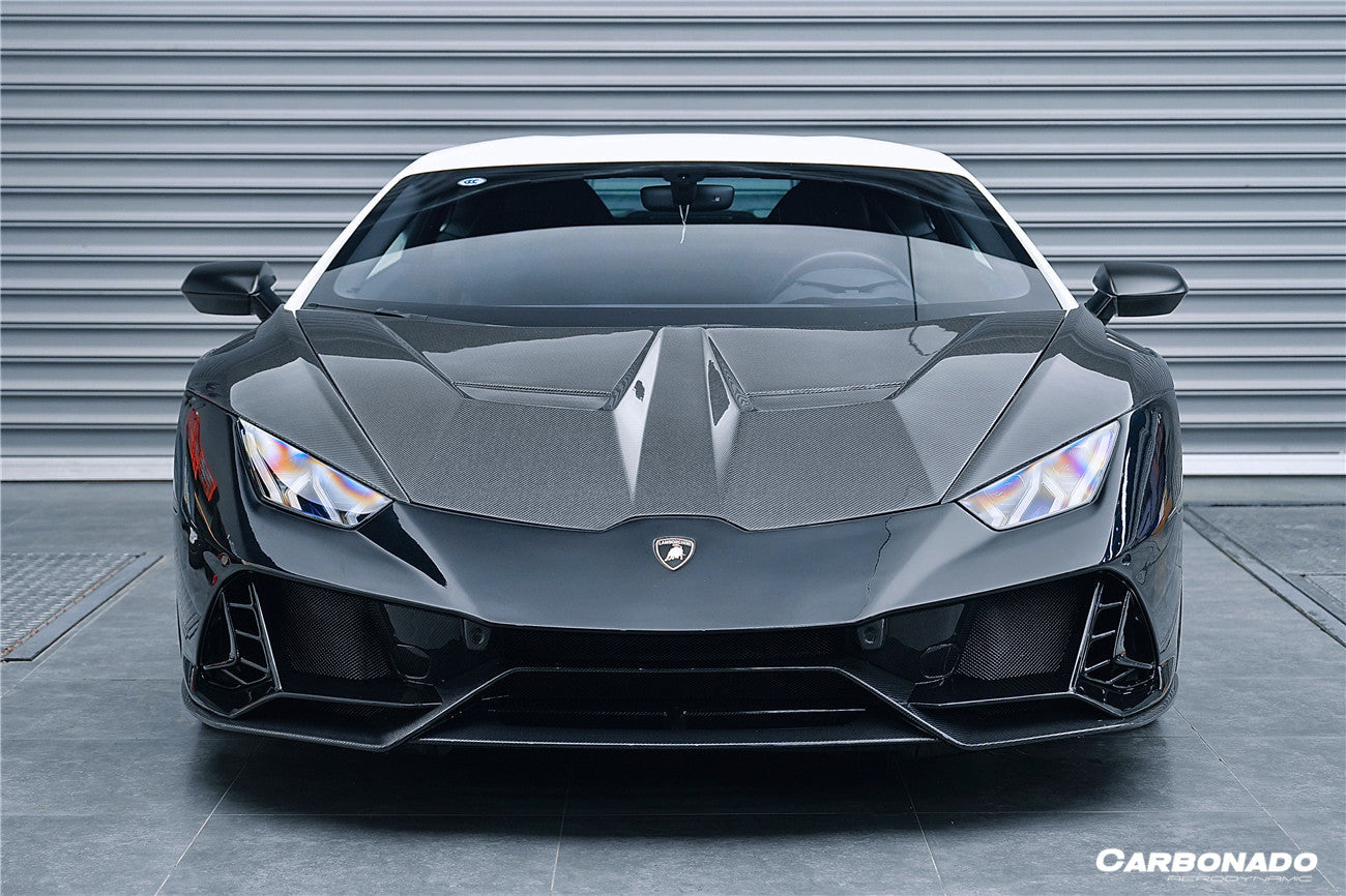 2015-2025 Lamborghini Huracan LP610  LP580  Evo  Tecnica VRS Style Carbon Fiber Hood