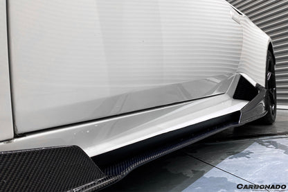 2015-2019 Lamborghini Huracan LP610 LP580 MD Style Carbon Fiber Side Skirts Under Board
