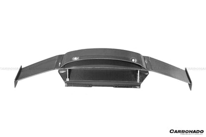 2015-2025 Lamborghini Huracan LP610 & LP580 & EVO & Tecnica MD Style Carbon Fiber Trunk Spoiler Wing with Base