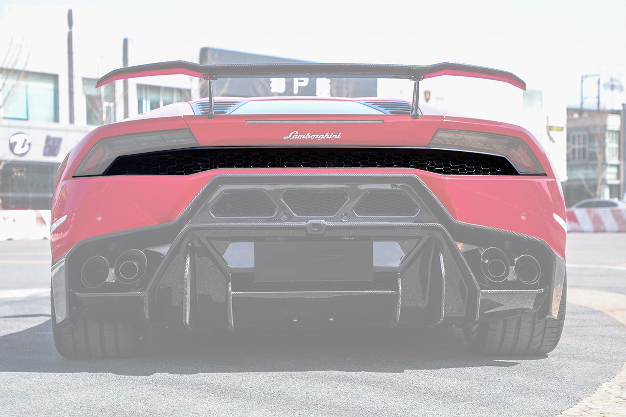 2015-2020 Lamborghini Huracan LP610 OE Style Carbon Rear Bumper Grille