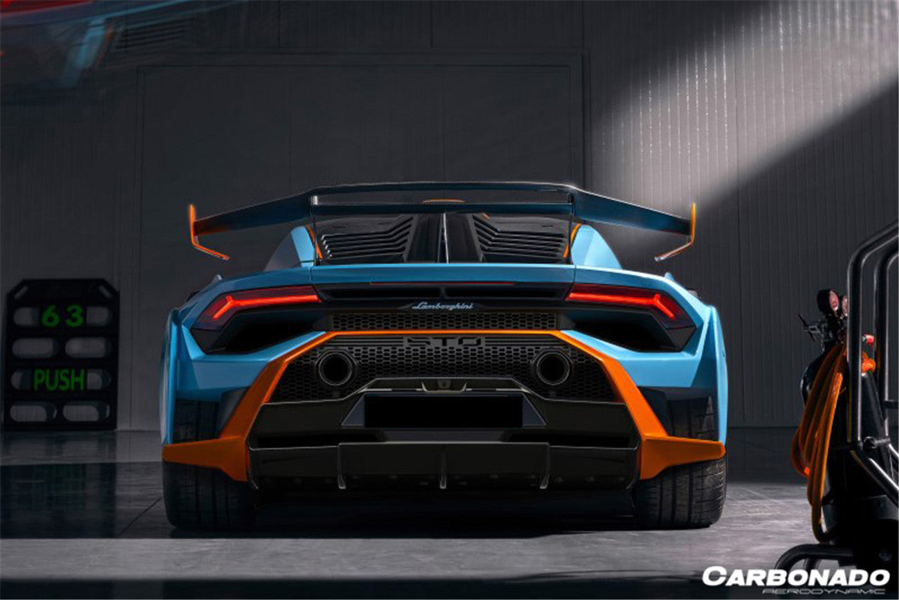 2021-UP Lamborghini Huracan STO Dry Carbon Fiber Rear Diffuser
