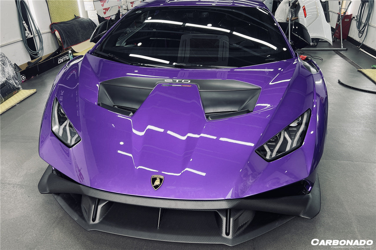 2021-UP Lamborghini Huracan STO Dry Carbon Fiber Down-Front Lip