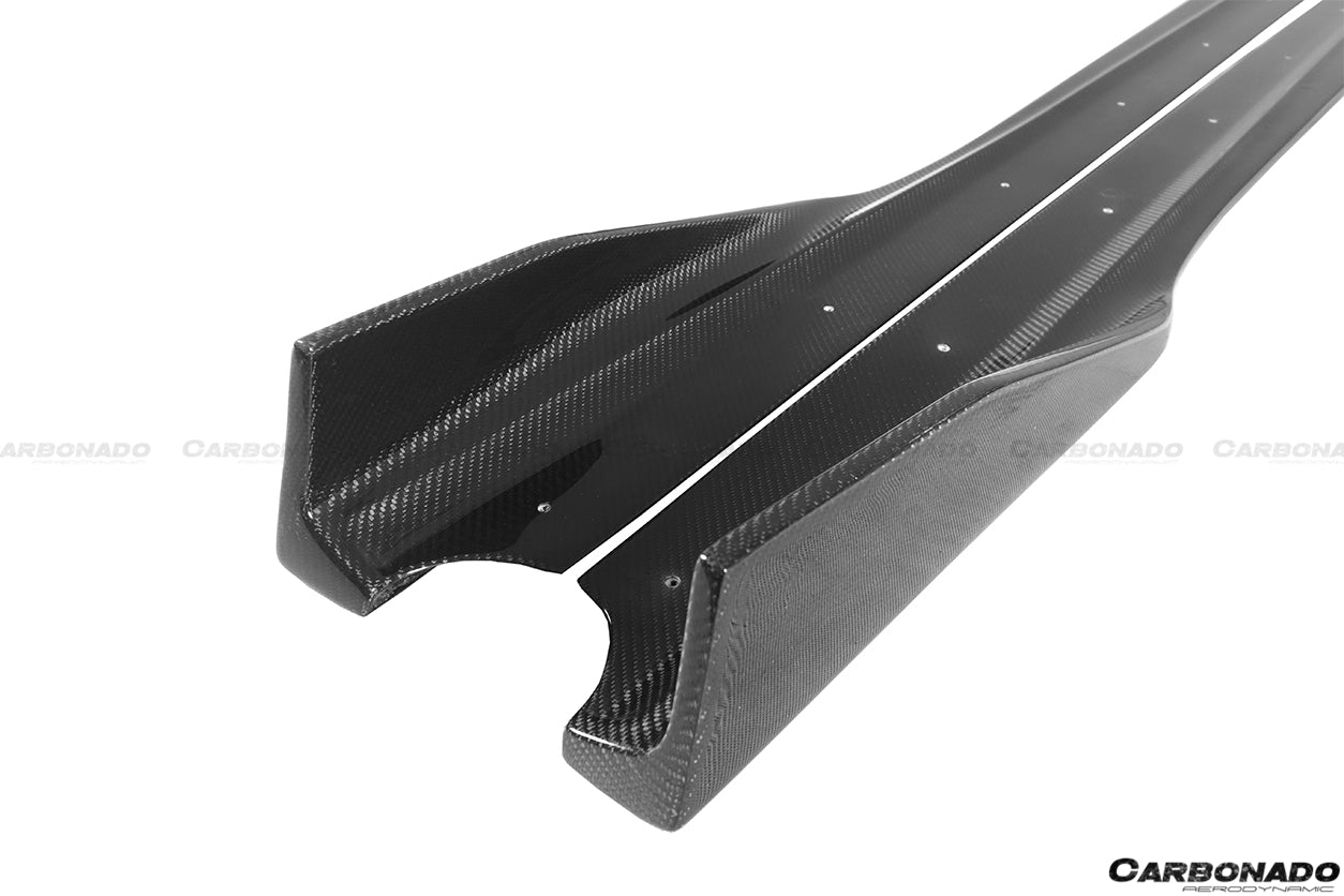 2015-2019 Lamborghini Huracan LP610 LP580 AYP Style Carbon Fiber Side Skirts Under Board