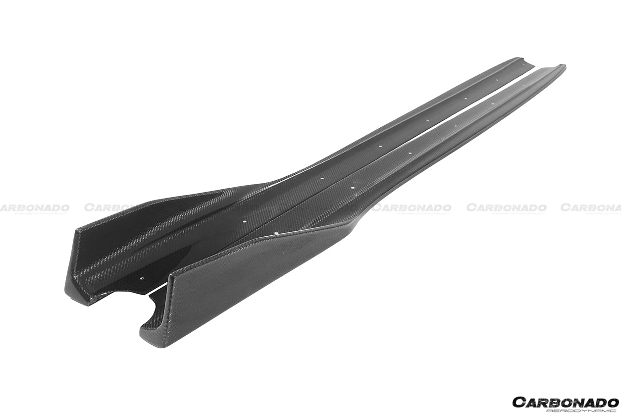 2015-2019 Lamborghini Huracan LP610 LP580 AYP Style Carbon Fiber Side Skirts Under Board