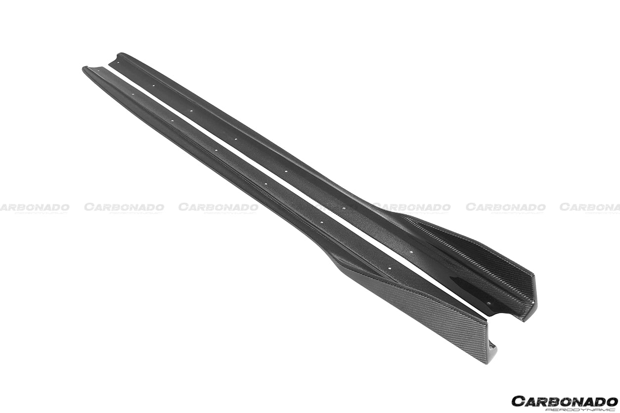 2015-2019 Lamborghini Huracan LP610 LP580 AYP Style Carbon Fiber Side Skirts Under Board