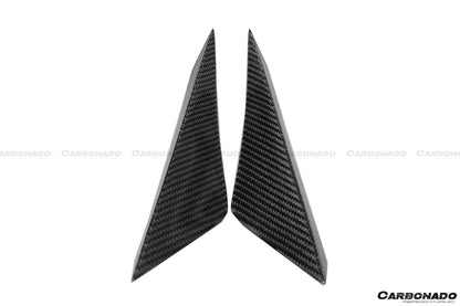 2015-2020 Lamborghini Huracan LP610 RZS Style Front Bumper Carbon Fiber Canard