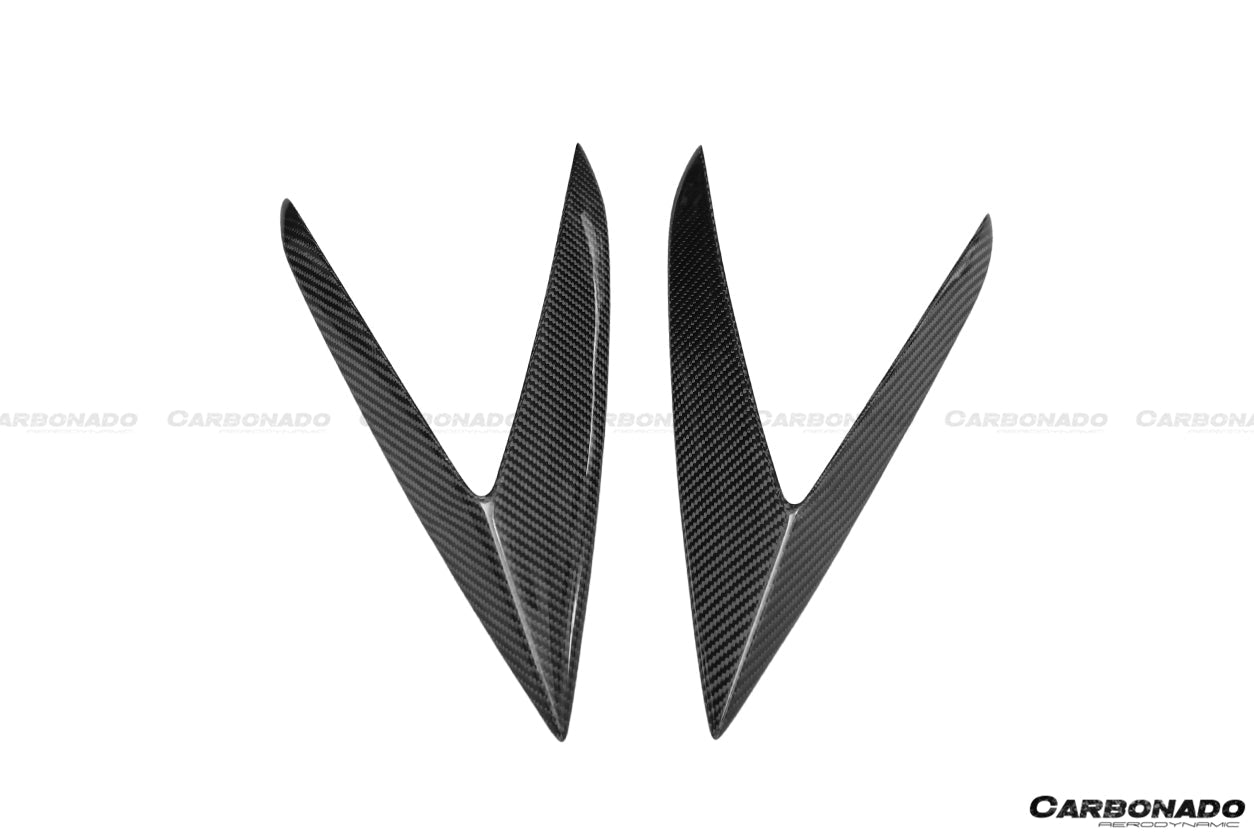 2015-2019 Lamborghini Huracan LP610 LP580 RZS Style Side Skirts Vent Canards