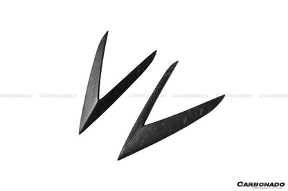 2015-2019 Lamborghini Huracan LP610 LP580 RZS Style Side Skirts Vent Canards
