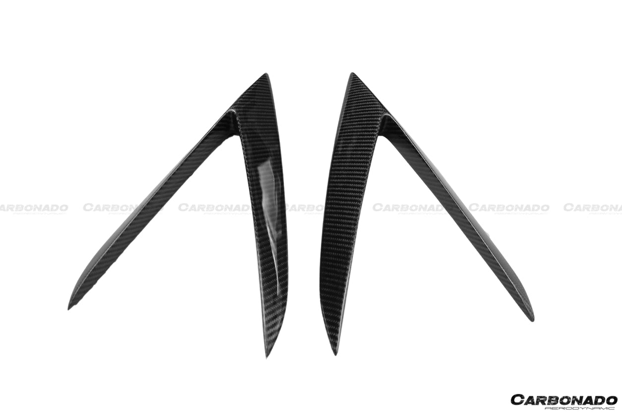 2015-2019 Lamborghini Huracan LP610 LP580 RZS Style Side Skirts Vent Canards