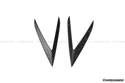 2015-2019 Lamborghini Huracan LP610 LP580 RZS Style Side Skirts Vent Canards