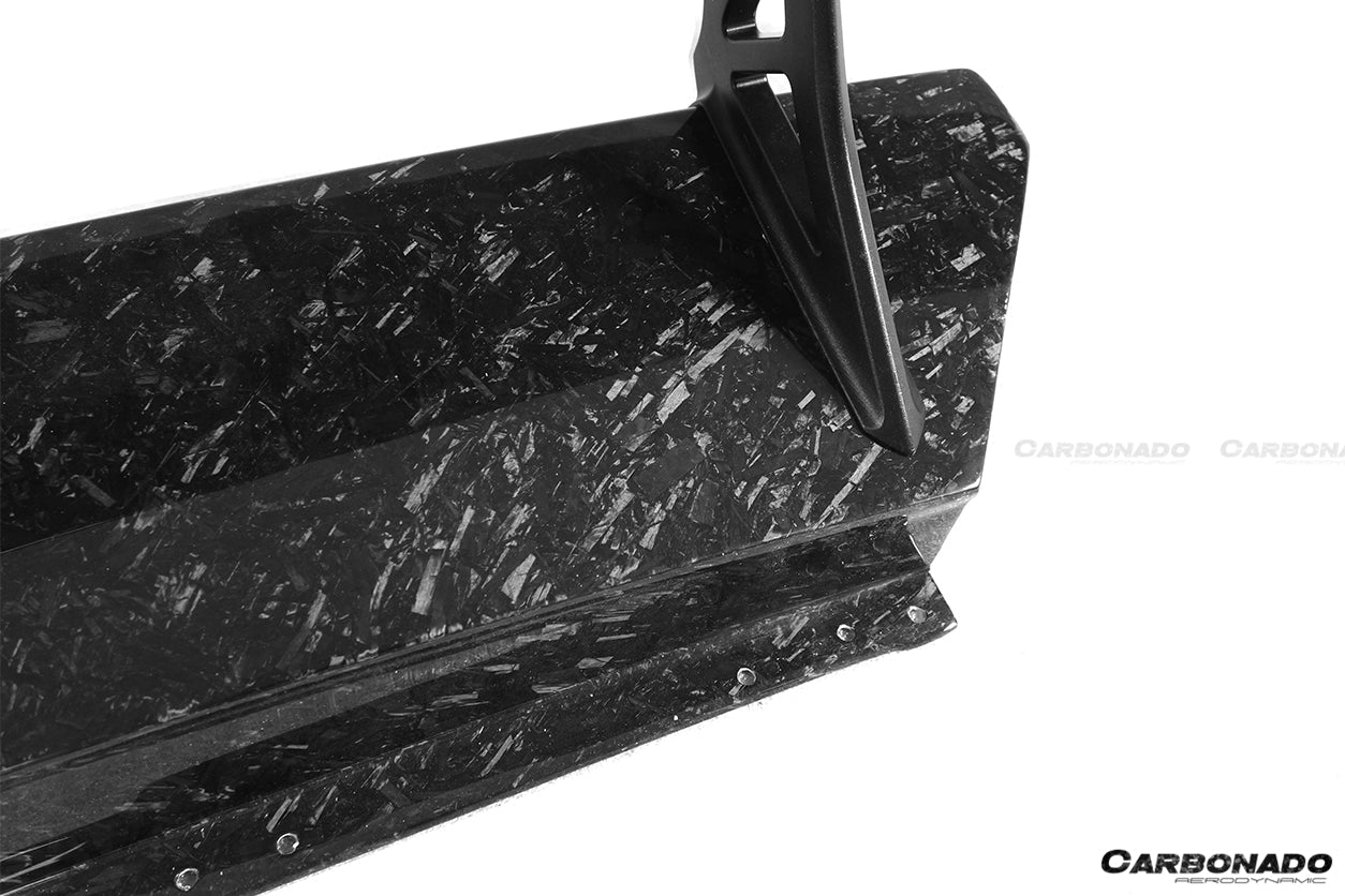 2015-2025 Lamborghini Huracan LP610 & LP580 & EVO & Tecnica VRS Style Carbon Fiber Trunk Spoiler Wing with Base