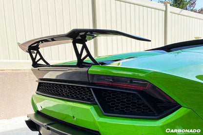 2015-2020 Lamborghini Huracan LP610 LP580 VRS Style Carbon Fiber Trunk Spoiler Wing