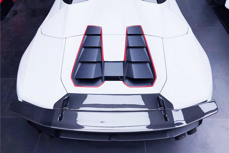 2015-2020 Lamborghini Huracan LP610 LP580 VRS-II Style Carbon Fiber Trunk Spoiler Wing
