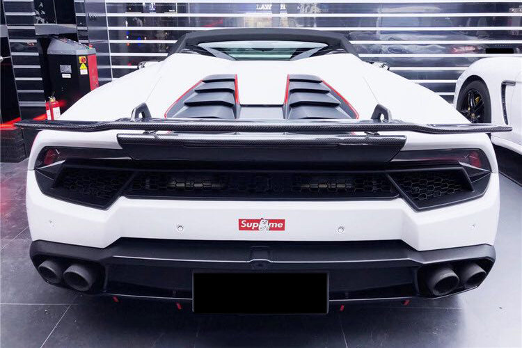 2015-2020 Lamborghini Huracan LP610 LP580 VRS-II Style Carbon Fiber Trunk Spoiler Wing