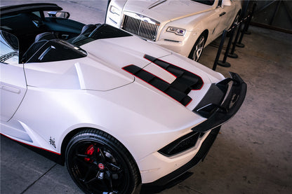 2015-2020 Lamborghini Huracan LP610 LP580 VRS-II Style Carbon Fiber Trunk Spoiler Wing