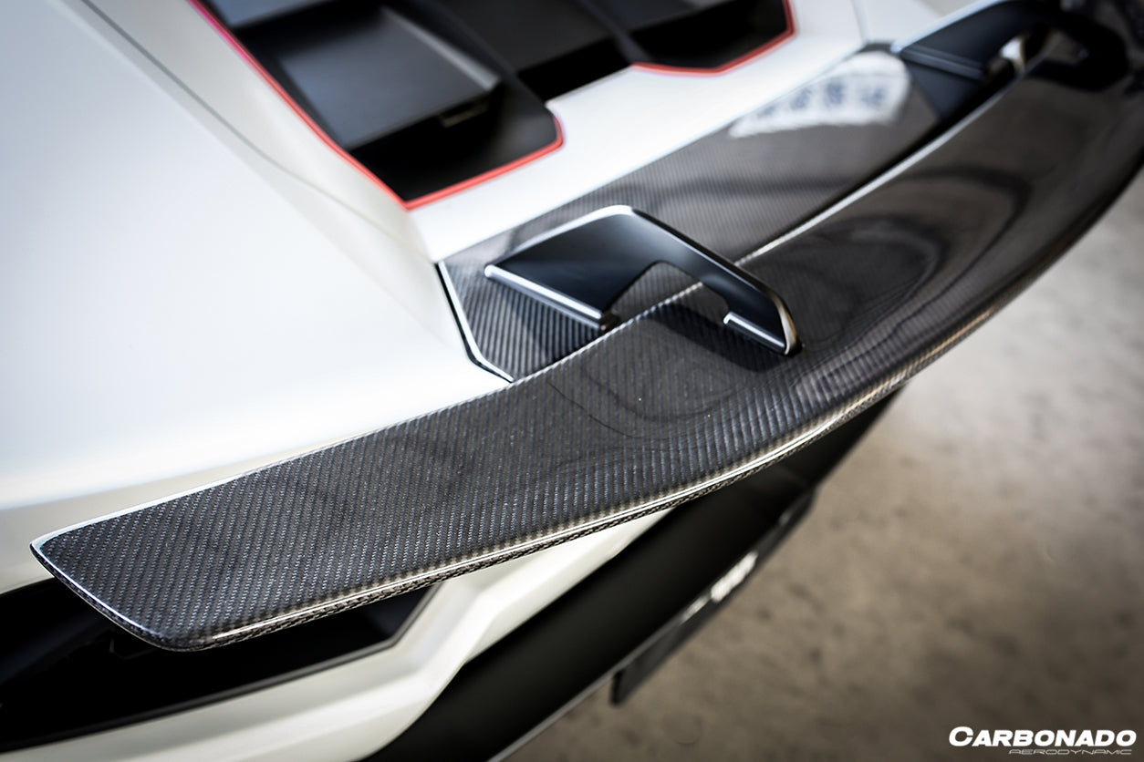 2015-2020 Lamborghini Huracan LP610 LP580 VRS-II Style Carbon Fiber Trunk Spoiler Wing