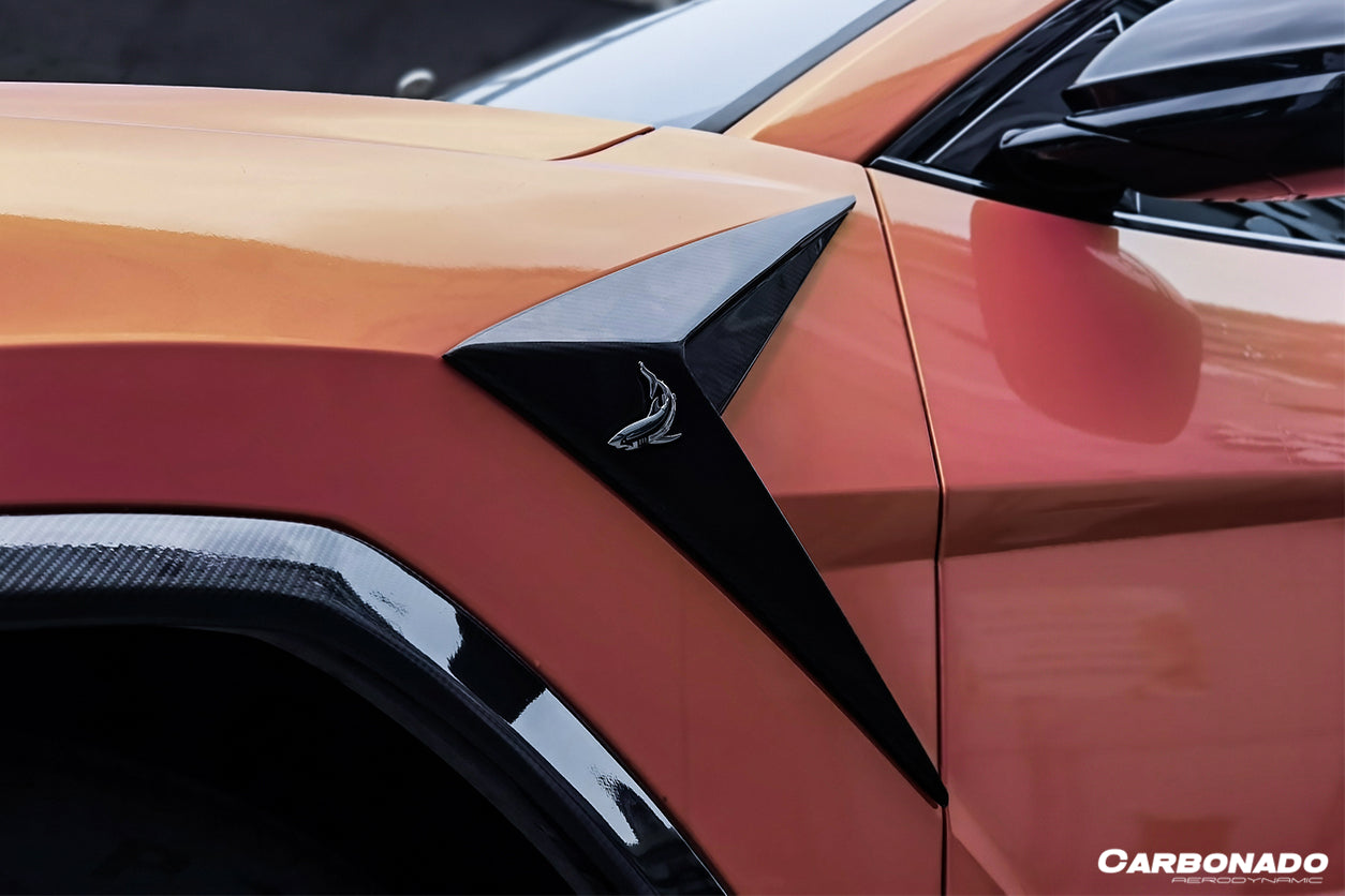 2018-2022 Lamborghini URUS TC Style Dry Carbon Fiber Fender Vents