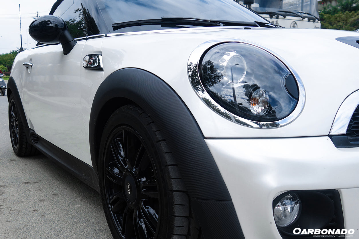 2007-2015 MINI Cooper S R56 R57 JCW Style Side Skirts - Carbonado Aero