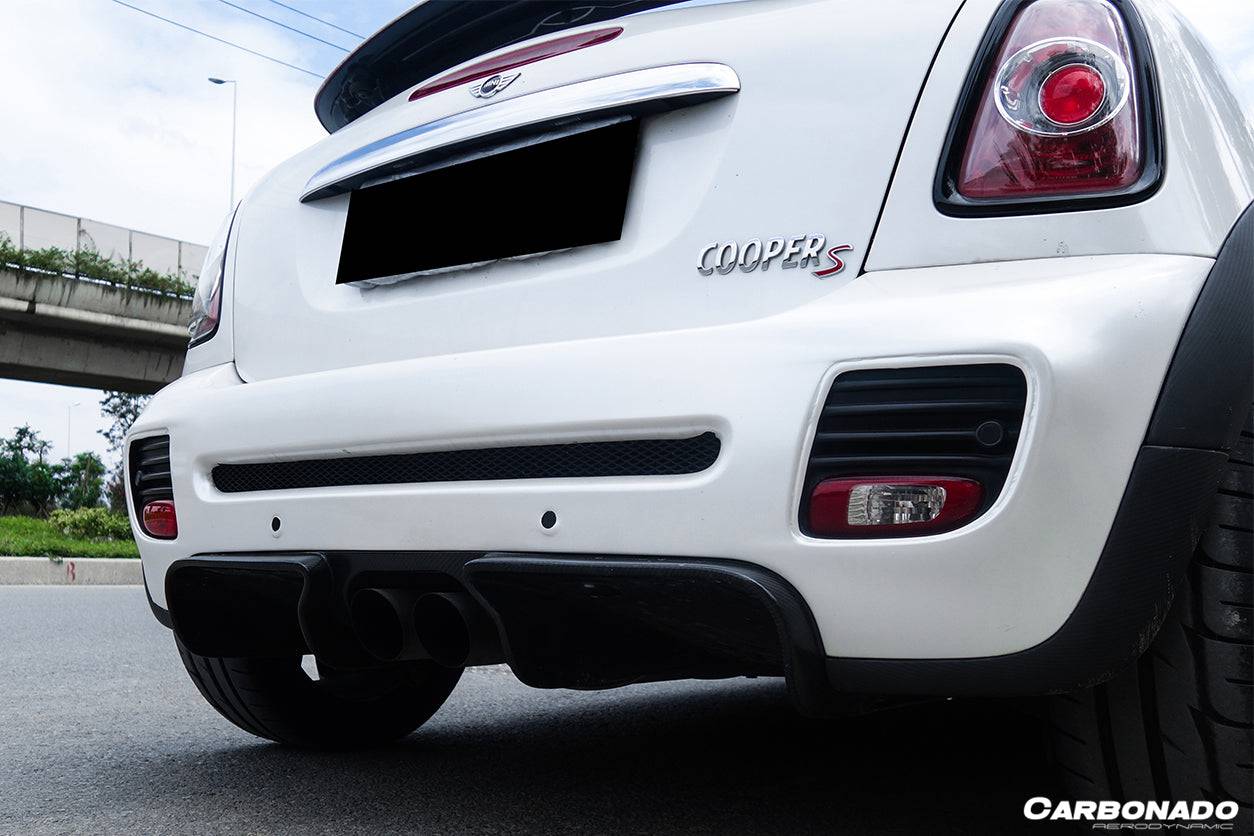 2007-2015 MINI Cooper S R56 R57 JCW Style Rear Bumper - Carbonado Aero
