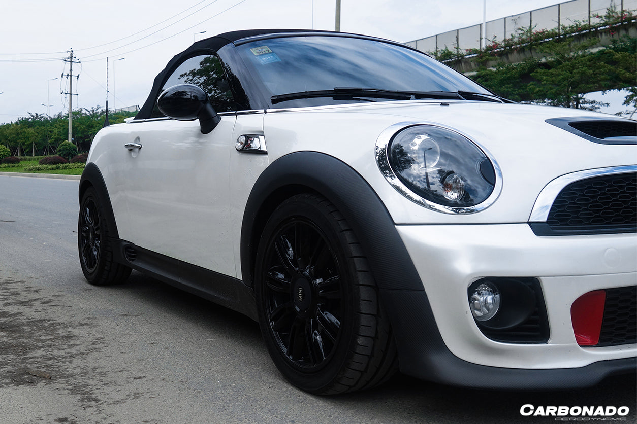 2007-2015 MINI Cooper S R56 R57 JCW Style Side Skirts - Carbonado Aero