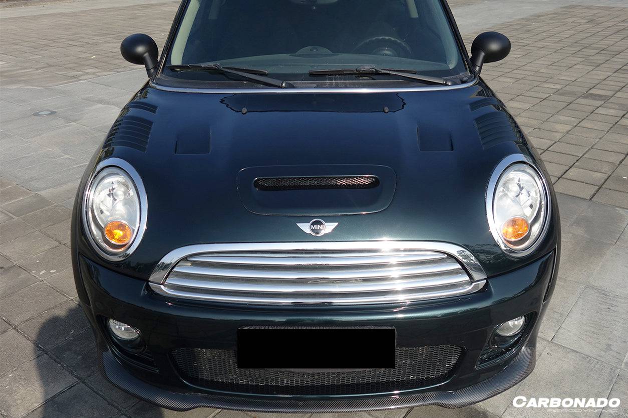 2007-2015 MINI Cooper S R56 R57 DA Style Hood - Carbonado